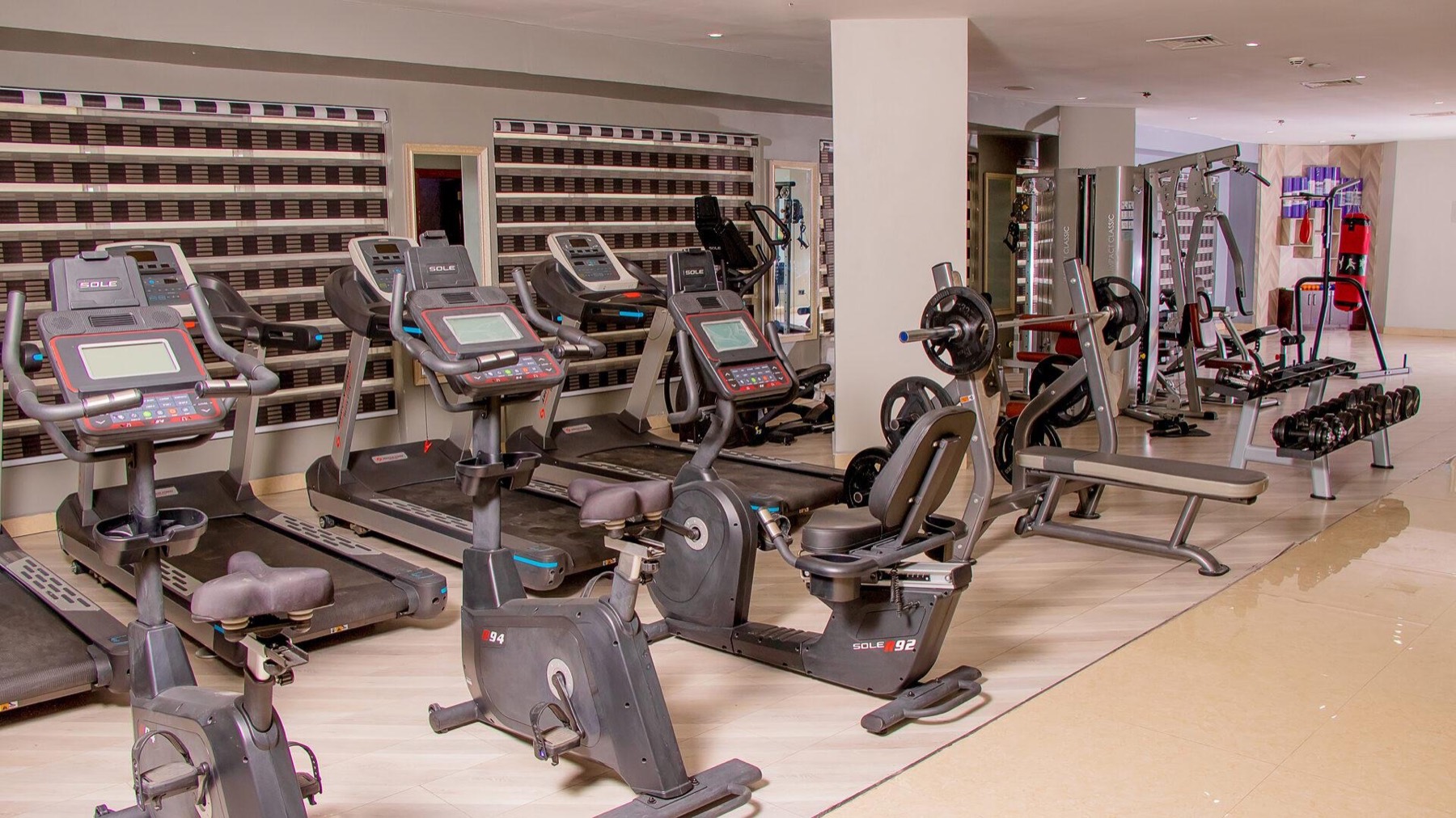 Gym and fitness room 1